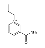 1-propyl-3-carbamoylpyridinium结构式
