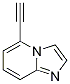5-乙炔基H-咪唑并[1,2-A]吡啶结构式