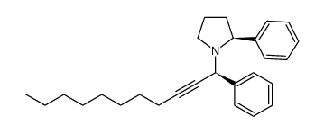 (S)-2-phenyl-1-((S)-1-phenylundec-2-yn-1-yl)pyrrolidine结构式