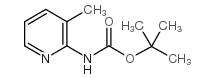 2-(BOC-氨基)-3-甲基吡啶结构式