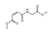(cis-3-methoxycarbonyl-acryloylamino)-acetic acid methyl ester结构式