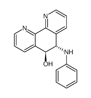 trans-5-anilino-6-hydroxy-5,6-dihydro-1,10-phenanthroline结构式