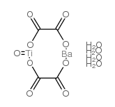 barium titanyl oxalate tetrahydrate Structure