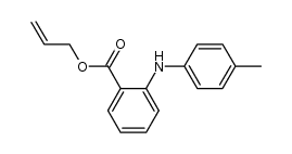 allyl 2-(4-methylphenylamino)benzoate结构式