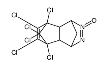 (+-)-5,6,7,8,9,9-hexachloro-(4at,8at)-1,4,4a,5,8,8a-hexahydro-1r,4c,5t,8t-dimethano-phthalazine-2-oxide Structure