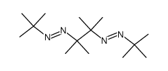 2,3-bis(tert-butylazo)-2,3-dimethylbutane Structure