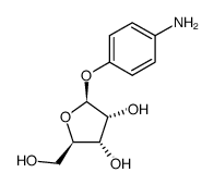 .beta.-D-Ribofuranoside, 4-aminophenyl Structure