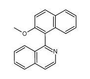 1-(2-methoxynaphthalen-1-yl)-isoquinoline Structure
