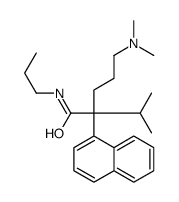 α-[3-(Dimethylamino)propyl]-α-isopropyl-N-propyl-1-naphthaleneacetamide Structure