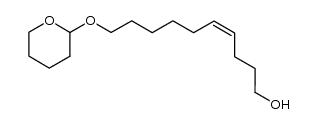 (4Z)-10-(Tetrahydropyranyloxy)dec-4-en-1-ol Structure