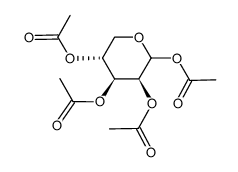 1,2,3,4-Tetra-O-acetyl-D-lyxopyranose Structure