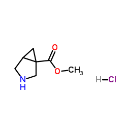 3-氮杂双环[3.1.0]己烷-1-羧酸甲酯盐酸盐结构式