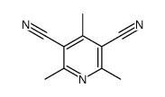 2,4,6-trimethylpyridine-3,5-dicarbonitrile Structure