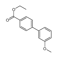 ethyl 4-(3-methoxyphenyl)benzoate结构式