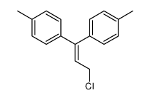 1-[3-chloro-1-(4-methylphenyl)prop-1-enyl]-4-methylbenzene结构式