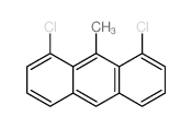 Anthracene,1,8-dichloro-9-methyl-结构式