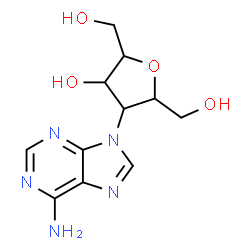 3-(6-AMINO-9H-PURIN-9-YL)-2,5-ANHYDRO-3-DEOXY-L-MANNITOL结构式