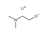lithium 2-(dimethylamino)ethanolate Structure