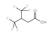 4,4,4-三氟-3-(三氟甲基)丁酸结构式