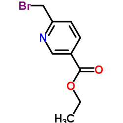 Ethyl 6-(bromomethyl)nicotinate Structure