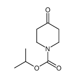 4-氧代哌啶-1-羧酸异丙酯结构式