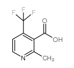 2-甲基-4-三氟甲基烟酸结构式