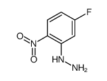 5-FLUORO-2-NITRO-PHENYL-HYDRAZINE Structure