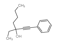1-苯基-3-乙基-1-庚炔-3-醇结构式