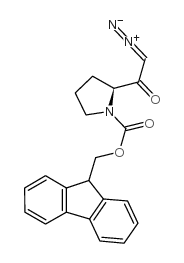 Fmoc-L-Pro-CHN2结构式