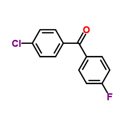 4-氯-4-氟苯甲酮结构式