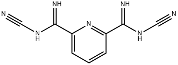 N2,N6-二氰基吡啶-2,6-双(甲脒)结构式