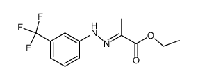 2-(3-trifluoromethyl-phenylhydrazono)-propionic acid ethyl ester结构式