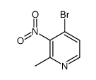 4-溴-2-甲基-3-硝基吡啶结构式