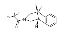 2,3,4,5-四氢-3-(三氟乙酰基)-1,5-甲桥-1H-3-苯并氮杂卓结构式
