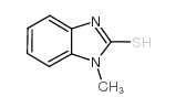 1-甲基-1H-苯并咪唑-2-硫醇结构式
