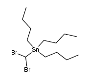 tri-n-butylstannyldibromomethane Structure
