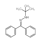 Methanone, diphenyl-,(1,1-dimethylethyl)hydrazone (9CI) Structure