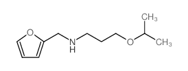 呋喃-2-甲基-(3-异丙氧基-丙基)-胺结构式
