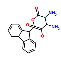 3-氨基-N-[(9H-芴-9-基甲氧基)羰基]-D-丙氨酸结构式
