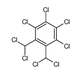 1,2,3,4-tetrachloro-5,6-bis(dichloromethyl)benzene Structure