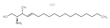 D-erythro-Sphingosine hydrochloride Structure