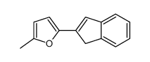 2-(1H-inden-2-yl)-5-methylfuran Structure