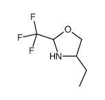 4-ethyl-2-(trifluoromethyl)-1,3-oxazolidine Structure