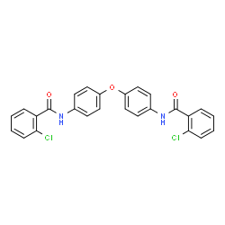 N,N'-[oxybis(4,1-phenylene)]bis(2-chlorobenzamide) Structure