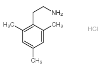 2,4,6-三甲基苯乙胺 盐酸盐结构式
