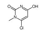 6-氯-1-甲基尿嘧啶结构式