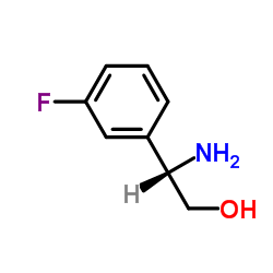 (S)-2-氨基-2-(3-氟苯基)乙醇结构式