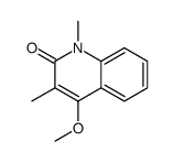 4-Methoxy-1,3-dimethylquinolin-2(1H)-one结构式