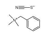 benzyl-trimethyl-ammonium, thiocyanate结构式