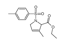 2,5-二氢-3-甲基-1-[(4-甲基苯基)磺酰基]-1H-吡咯-2-羧酸乙酯结构式